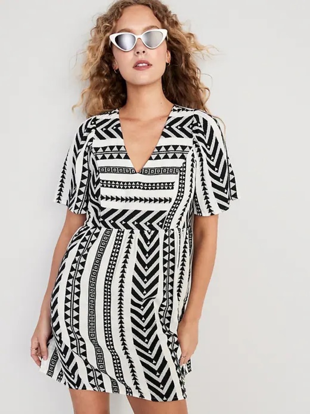 Old Navy Jacquard Mini Swing Dress Size XL Tall
